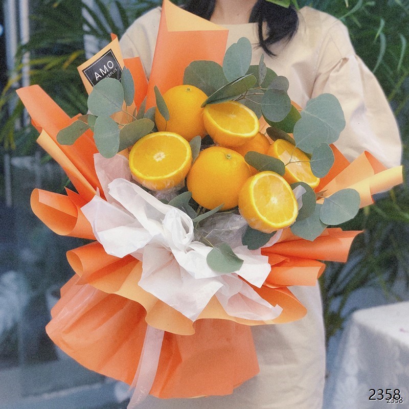橙子花束