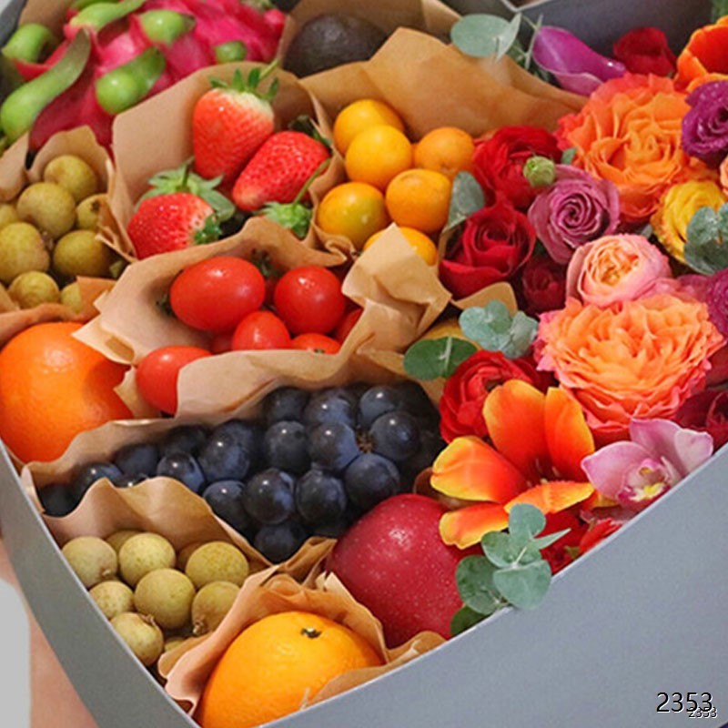 混合玫瑰水果礼盒